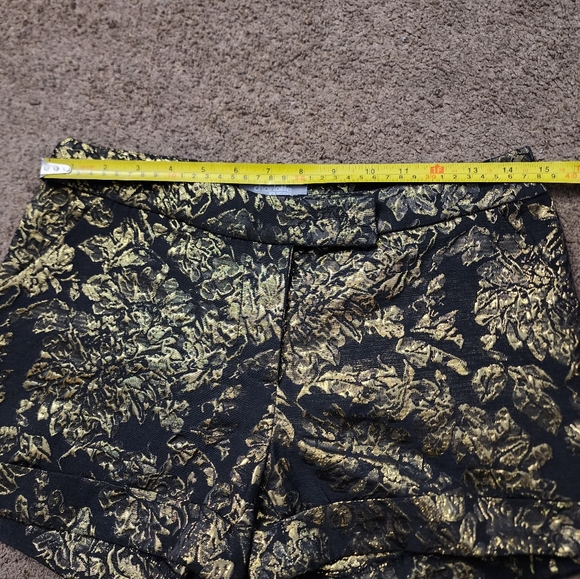 Black/Gold Shorts, Women's 2 - Picture 3 of 8